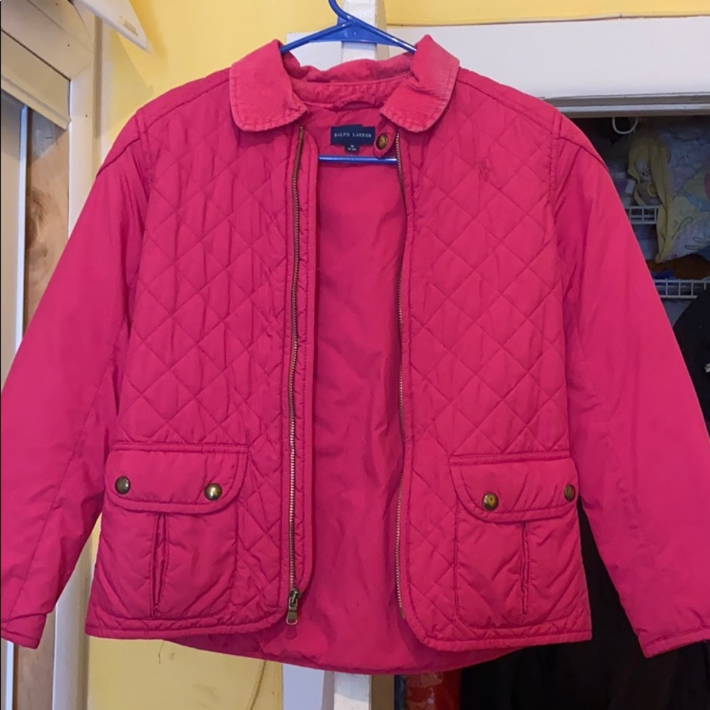 Kids Ralph Lauren Quilted Jacket *Pink*